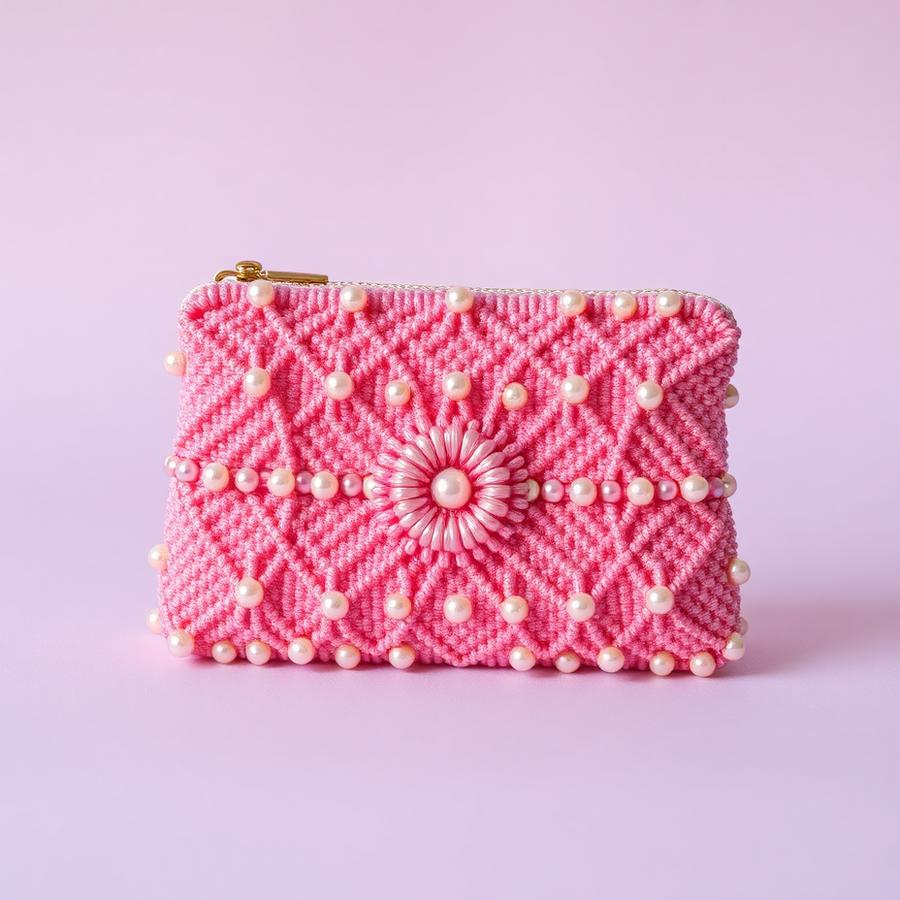 Rose Pearl Pouch